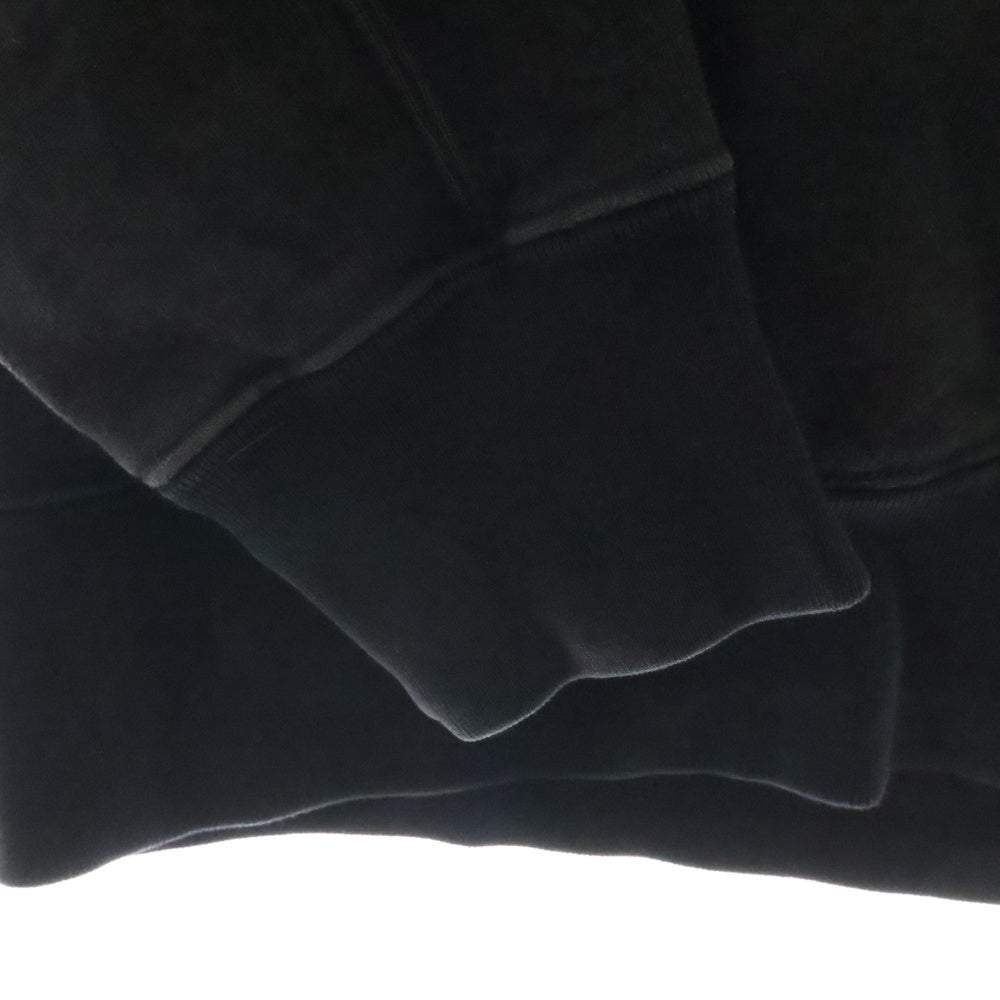 SUPREME(シュプリーム) 18AW Paneled Hooded Sweatshirt フードロゴ スウェット プルオーバーパーカー フーディ ブラック