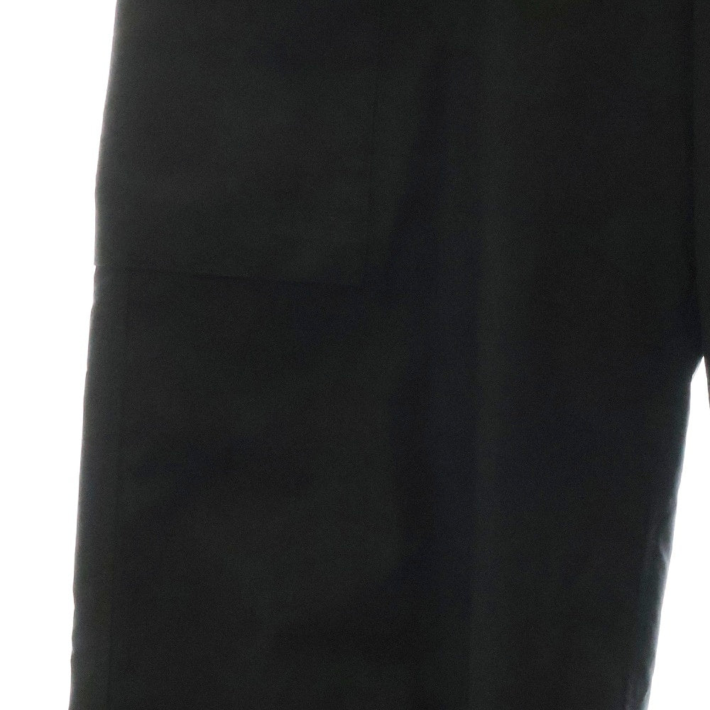 THE RERACS(ザ リラクス) 23SS ジップフライ ポリエステル カーゴパンツ ブラック 23SS-REPT-170