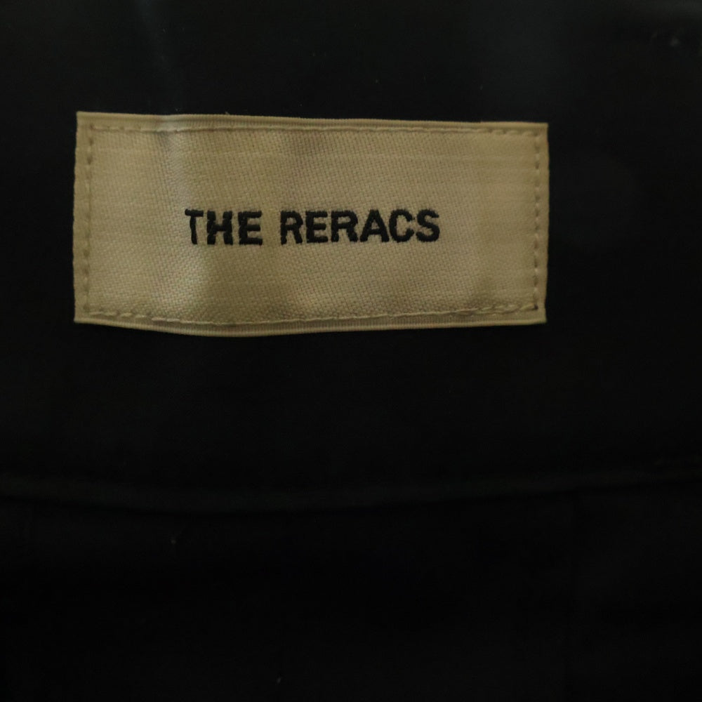 THE RERACS(ザ リラクス) 23SS ジップフライ ポリエステル カーゴパンツ ブラック 23SS-REPT-170