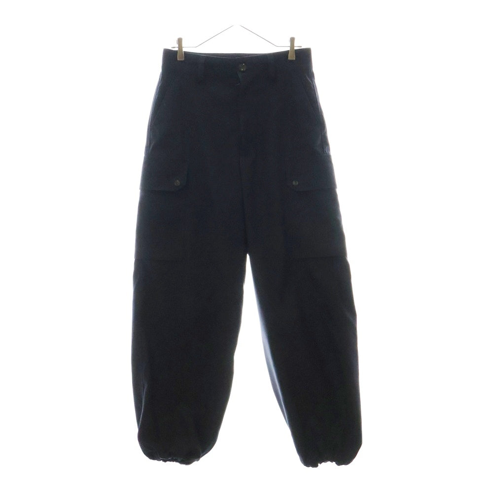 THE RERACS(ザ リラクス) 23SS ジップフライ ポリエステル カーゴパンツ ネイビー 23SS-REPT-170