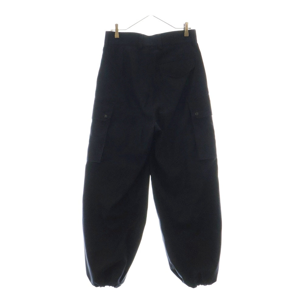 THE RERACS(ザ リラクス) 23SS ジップフライ ポリエステル カーゴパンツ ネイビー 23SS-REPT-170