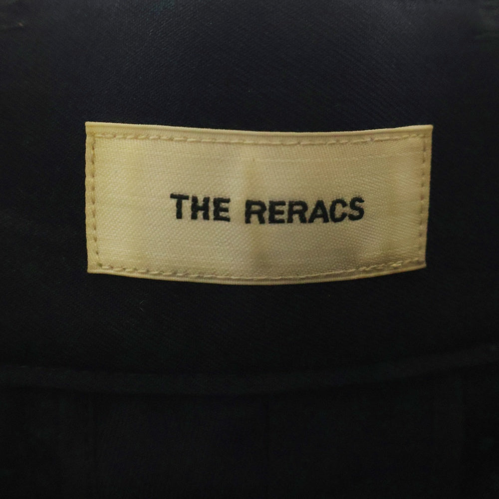 THE RERACS(ザ リラクス) 23SS ジップフライ ポリエステル カーゴパンツ ネイビー 23SS-REPT-170