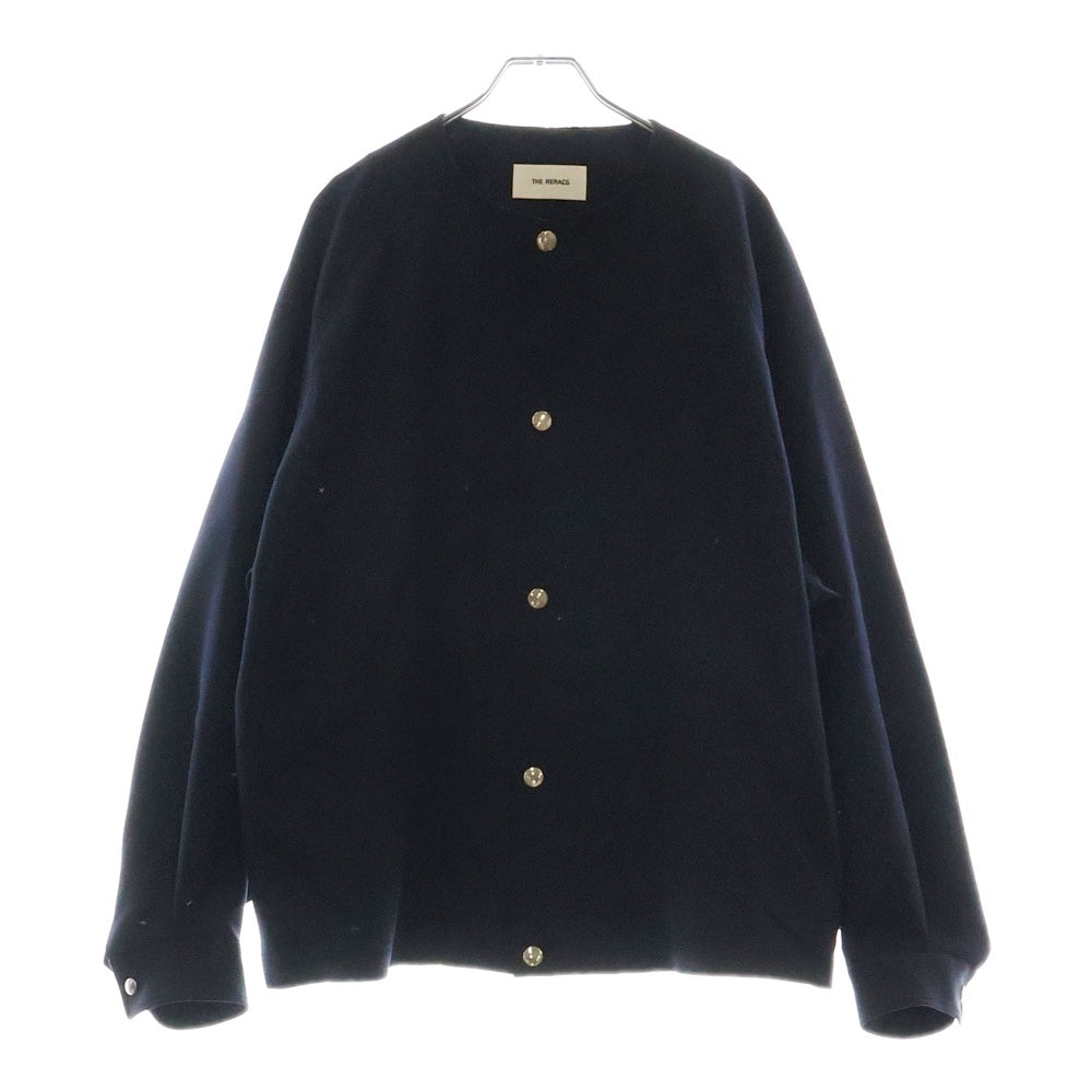 THE RERACS(ザ リラクス) 23SS ×Edition別注 エディション ウール ノーカラージャケット ネイビー 23SS-REJK-154-ESP