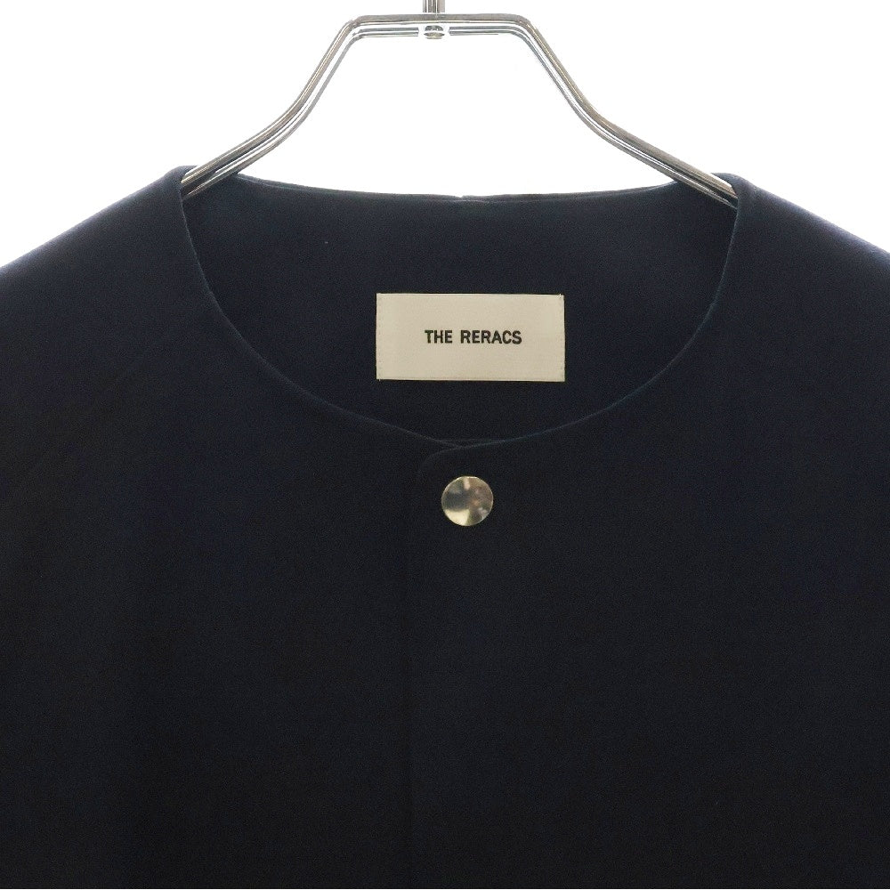 THE RERACS(ザ リラクス) 23SS ×Edition別注 エディション ウール ノーカラージャケット ネイビー 23SS-REJK-154-ESP