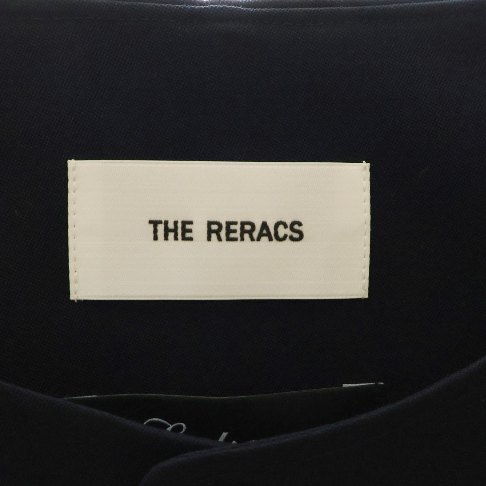 THE RERACS(ザ リラクス) 23SS ×Edition別注 エディション ウール ノーカラージャケット ネイビー 23SS-REJK-154-ESP