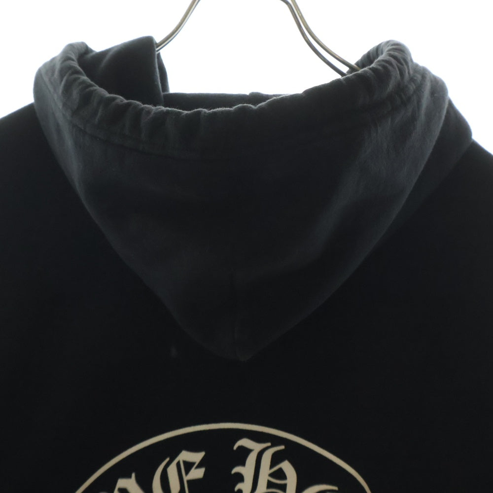 CHROME HEARTS(クロムハーツ) SWTSHRT PLVR 大阪限定 ホースシュープリントフーディ プルオーバースウェットパーカー ブラック