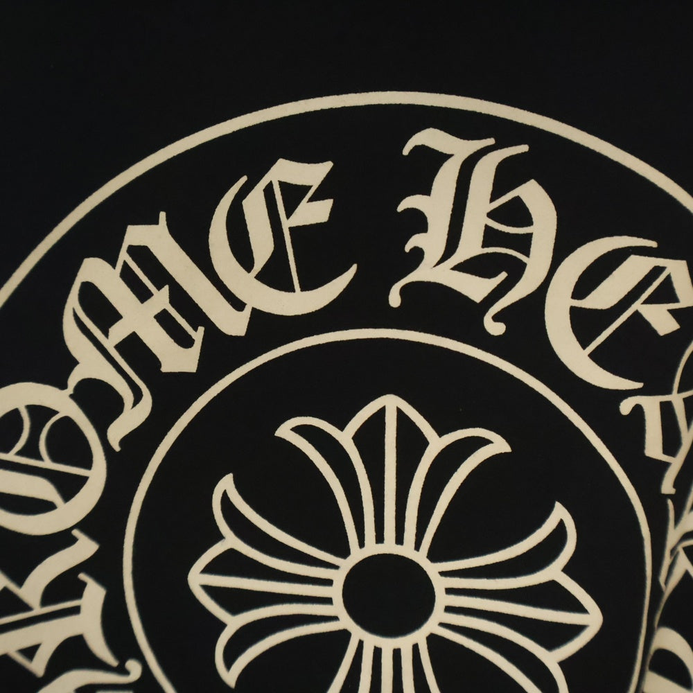 CHROME HEARTS(クロムハーツ) SWTSHRT PLVR 大阪限定 ホースシュープリントフーディ プルオーバースウェットパーカー ブラック