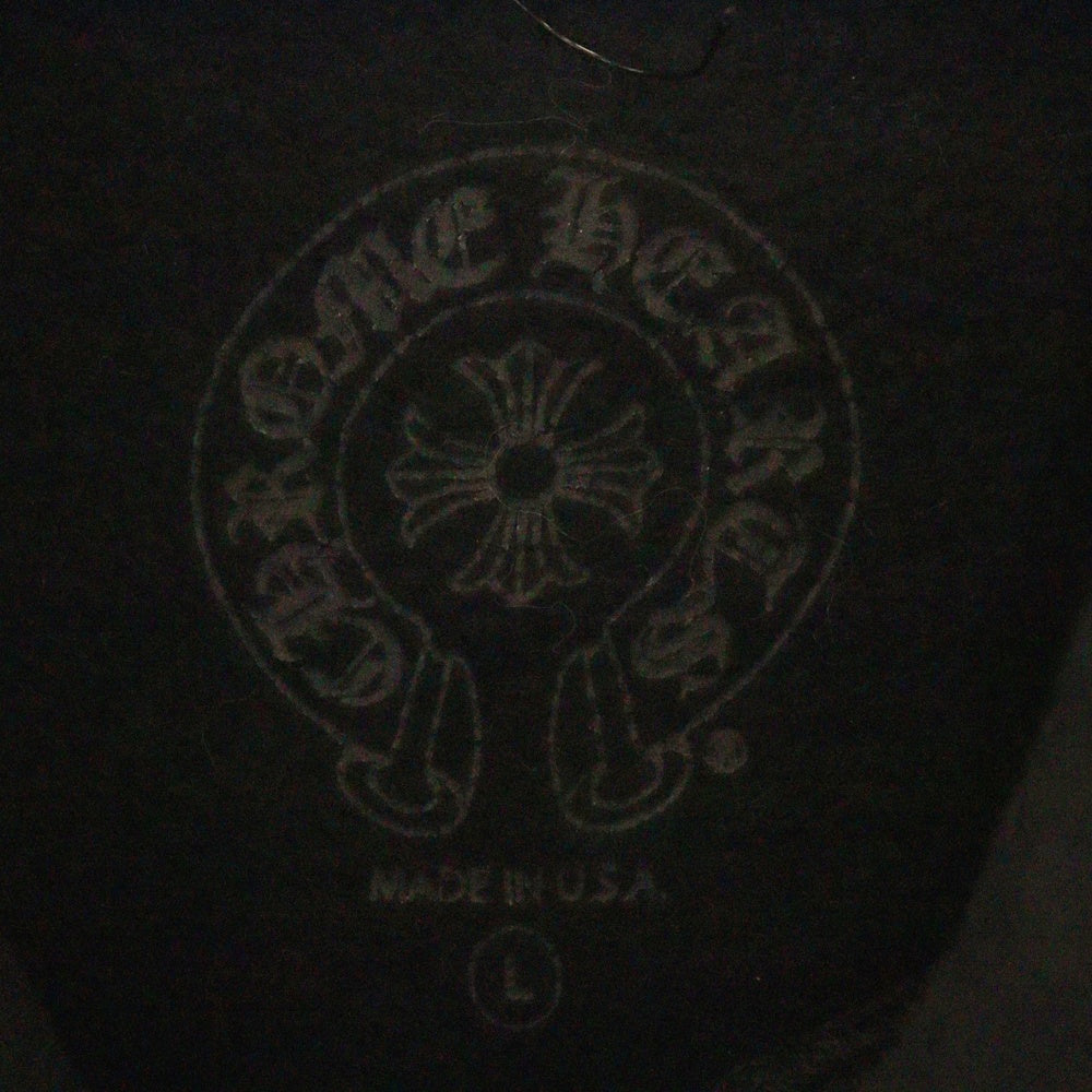 CHROME HEARTS(クロムハーツ) Paris Horseshoe Pullover Hoodie パリ限定 ホースシュープリントプルオーバーフーディ スウェットパーカー ブラック