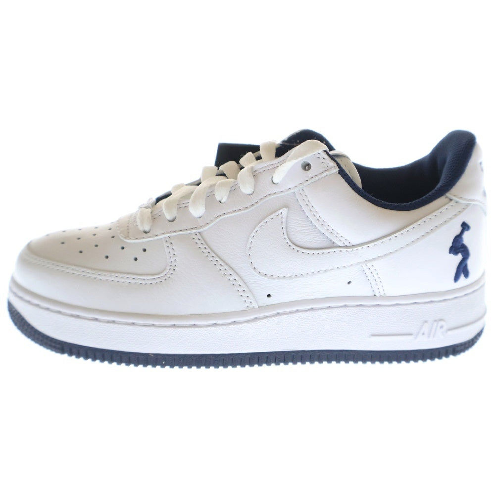 NIKE(ナイキ) ×Lil Yachty US FORCE 1 IB5720-100 リルヨッティ アスフォース1 エアフォース1 ローカットスニーカー ホワイト レディース US6/24.0cm