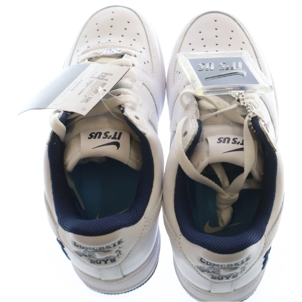 NIKE(ナイキ) ×Lil Yachty US FORCE 1 IB5720-100 リルヨッティ アスフォース1 エアフォース1 ローカットスニーカー ホワイト レディース US6/24.0cm
