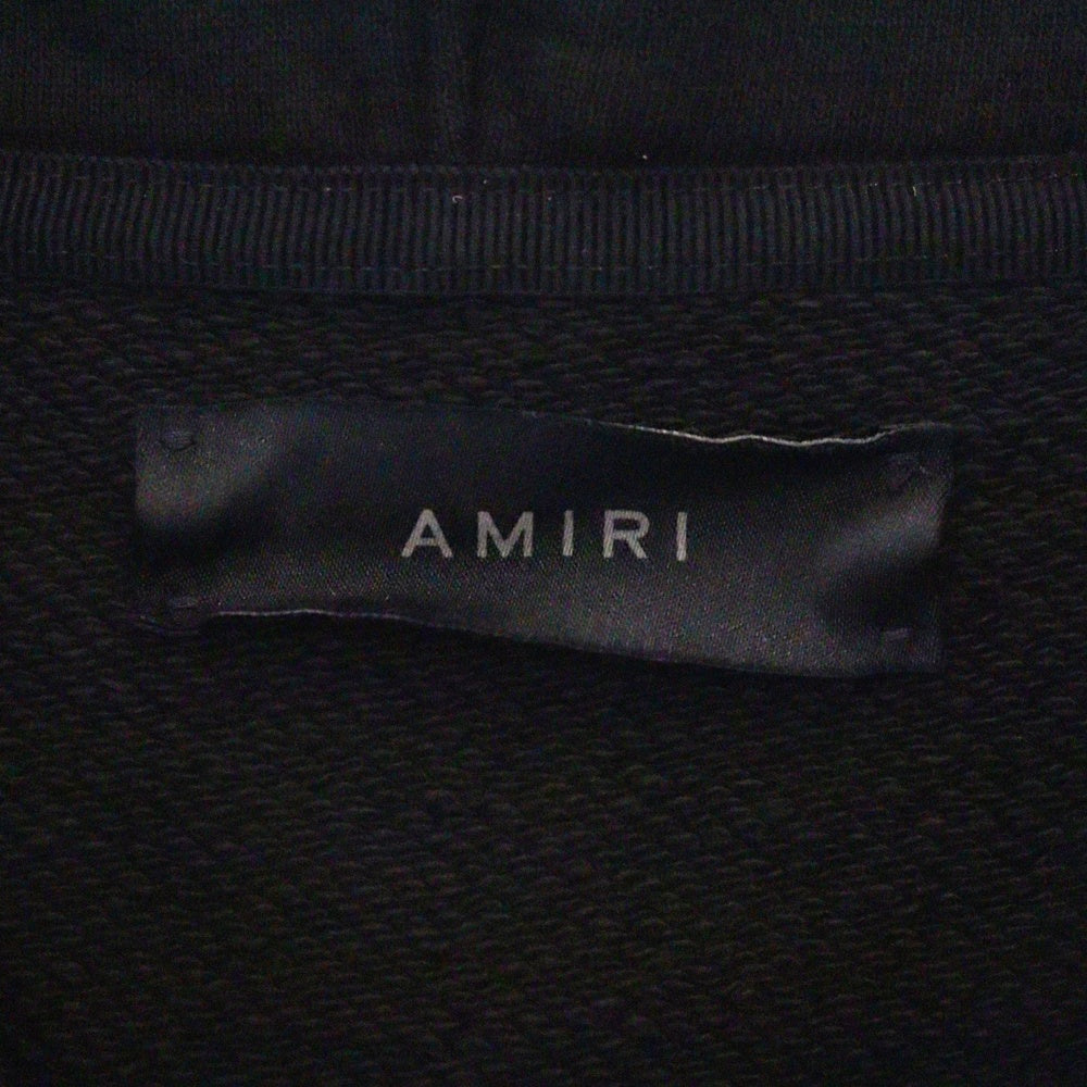 AMIRI(アミリ) HOLLYWOOD HOODIE AWJYHD1018 ハリウッドプリントフーディ スウェットパーカー ブラック