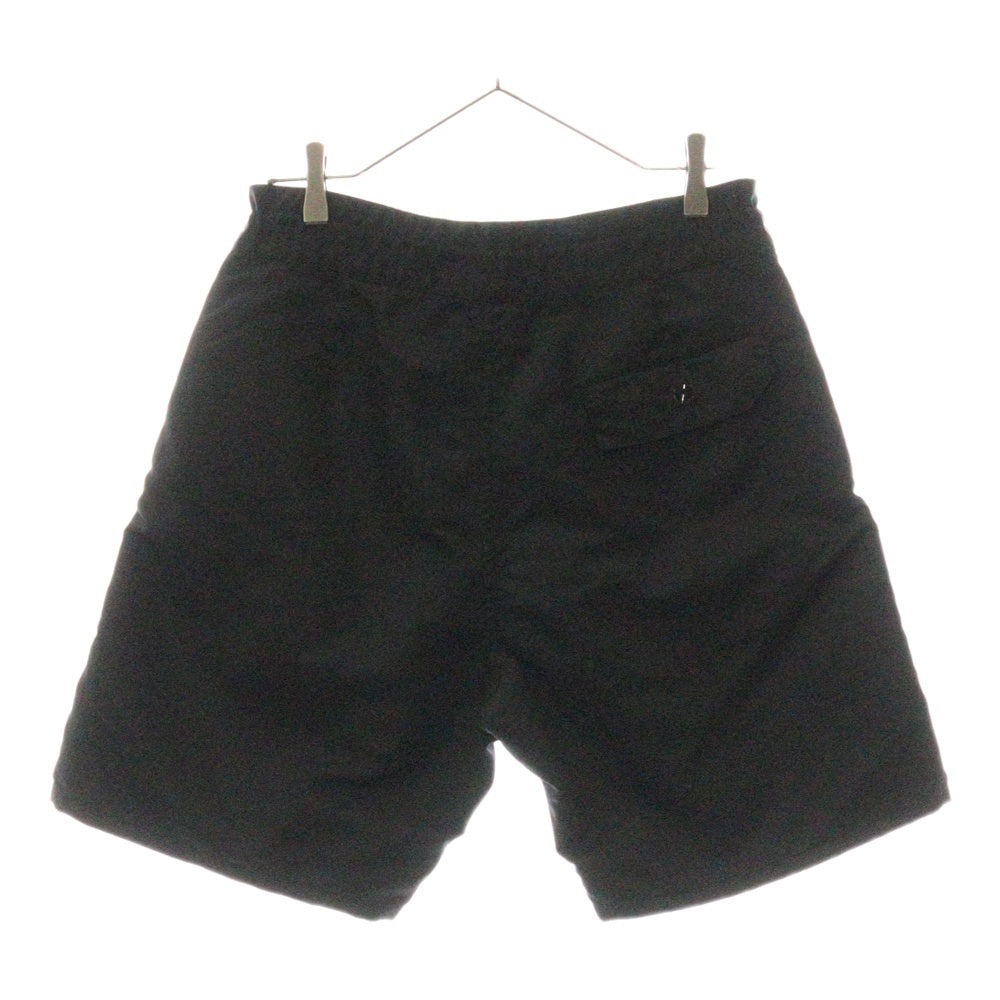 SAINT MICHAEL(セントマイケル) 23SS SWIMMING SHORT SM-S23-0000-065 ロゴプリント ナイロンショーツ ハーフパンツ ブラック