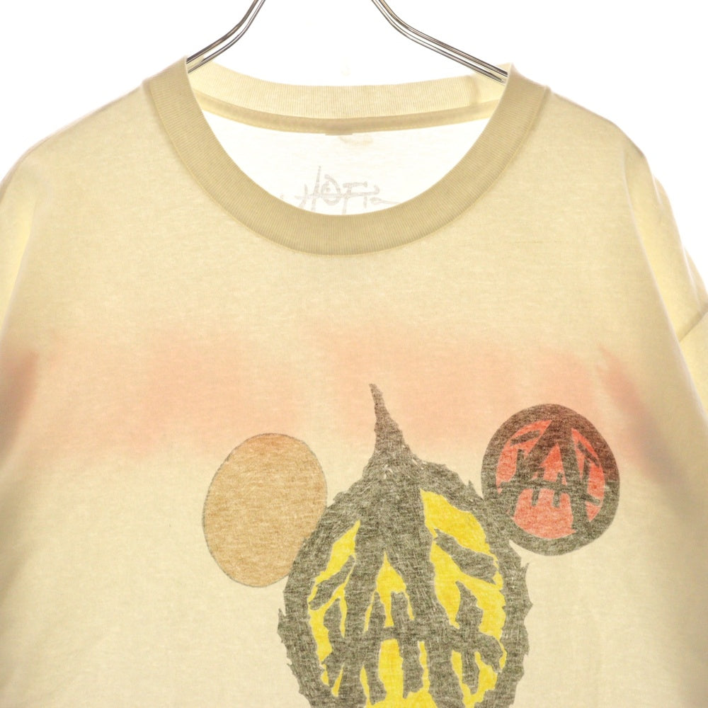 TRAVIS SCOTT(トラヴィススコット) 23SS ×SAINT MICHAEL UTOPIA TEE ×セントマイケル ユートピア プリント半袖Tシャツ ホワイト