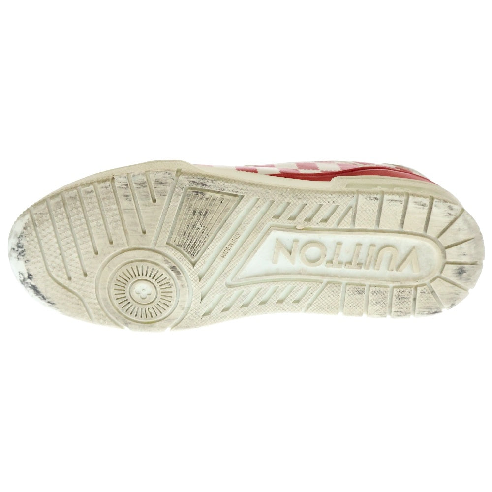 LOUIS VUITTON(ルイヴィトン) ×NIGO ニゴー LVトレイナー ローカットスニーカー ホワイト/レッド BM0291