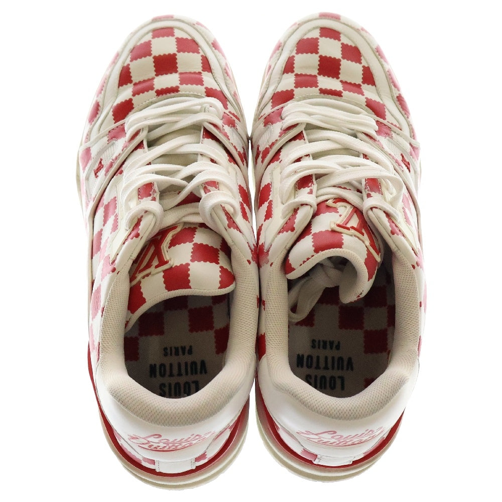 LOUIS VUITTON(ルイヴィトン) ×NIGO ニゴー LVトレイナー ローカットスニーカー ホワイト/レッド BM0291