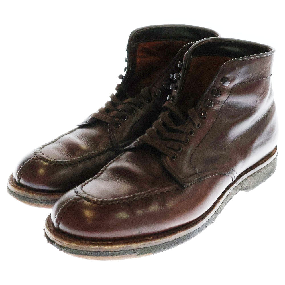 Alden(オールデン) TANKER BOOT 45407H タンカー ブーツ コードバン シガー ミリタリーラスト Uチップ レザー チャッカブーツ ブラウン