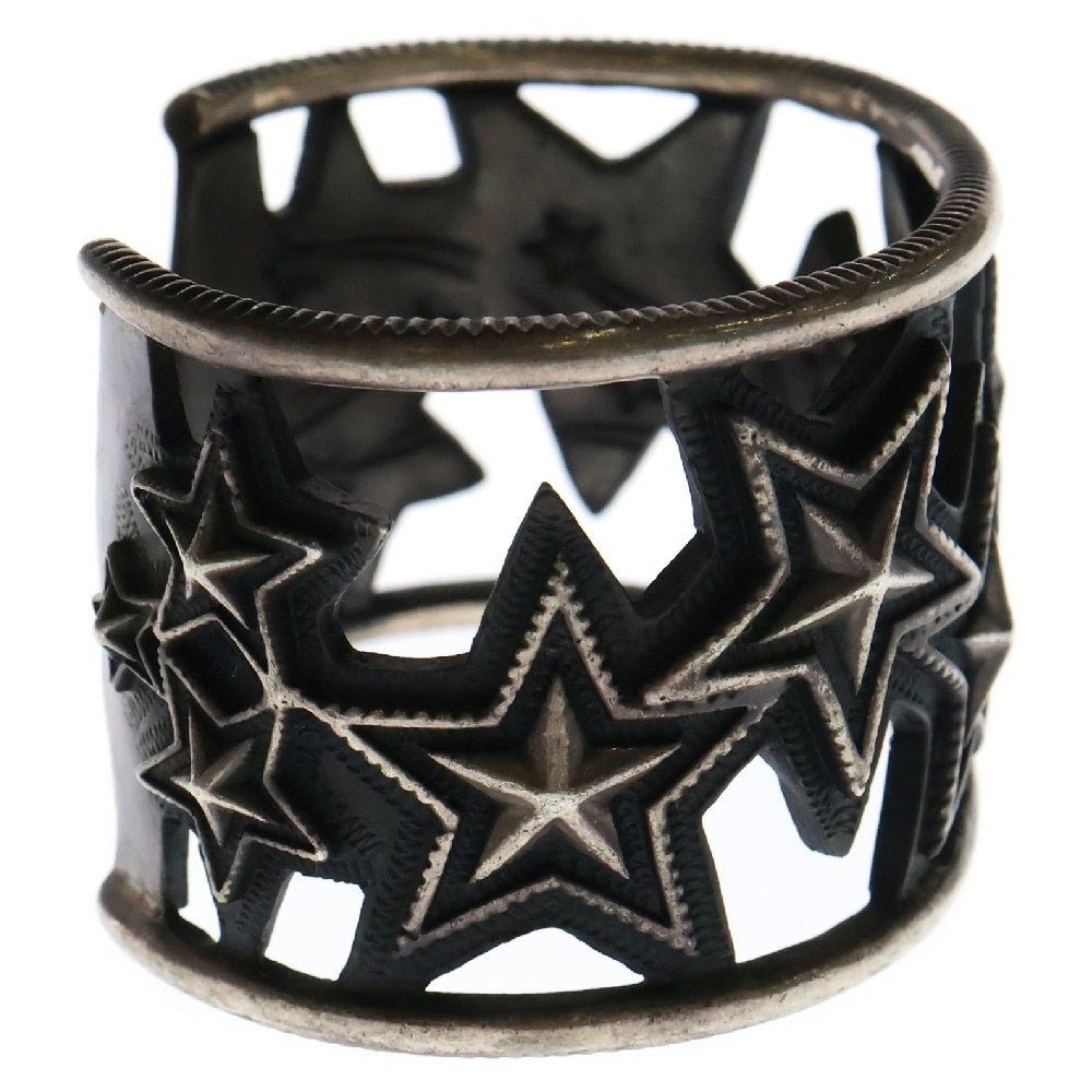 CODY SANDERSON(コディーサンダーソン) Cut Out Opposing Star Cuffs カットアウトスターカフス バングル シルバー