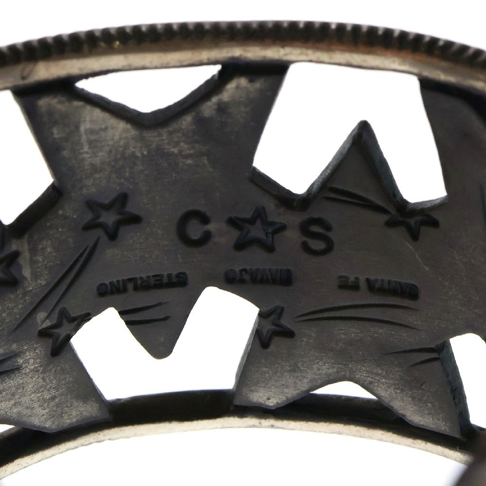 CODY SANDERSON(コディーサンダーソン) Cut Out Opposing Star Cuffs カットアウトスターカフス バングル シルバー