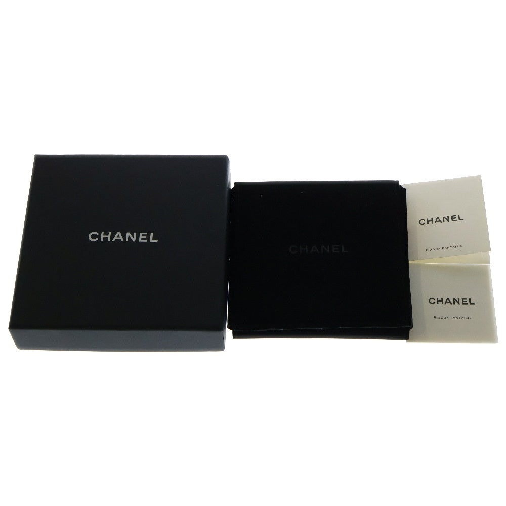 CHANEL(シャネル) ココマーク ラインストーンパールピアス ゴールド