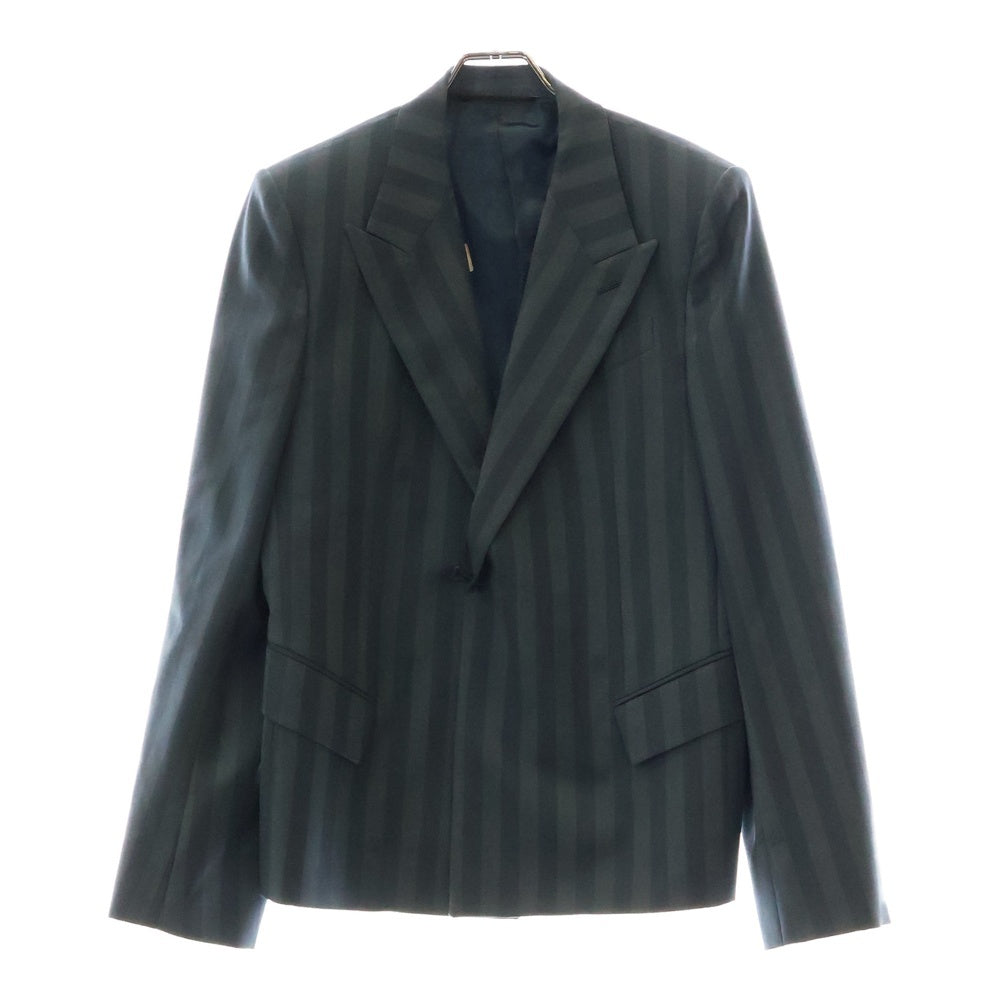 LOUIS VUITTON(ルイヴィトン) 22AW Damier Stripes Hook Detail Jacket RM222V MW2 HNJ01E ダミエストライプジャケット ブルー