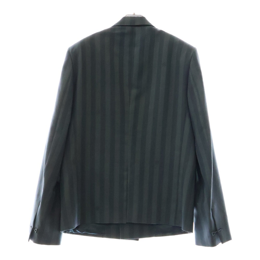 LOUIS VUITTON(ルイヴィトン) 22AW Damier Stripes Hook Detail Jacket RM222V MW2 HNJ01E ダミエストライプジャケット ブルー