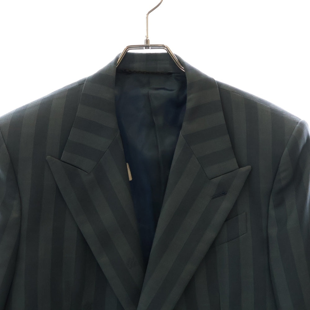 LOUIS VUITTON(ルイヴィトン) 22AW Damier Stripes Hook Detail Jacket RM222V MW2 HNJ01E ダミエストライプジャケット ブルー
