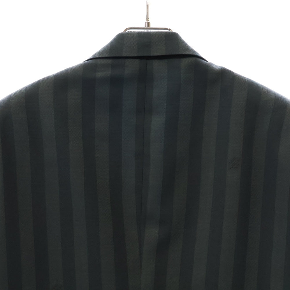 LOUIS VUITTON(ルイヴィトン) 22AW Damier Stripes Hook Detail Jacket RM222V MW2 HNJ01E ダミエストライプジャケット ブルー