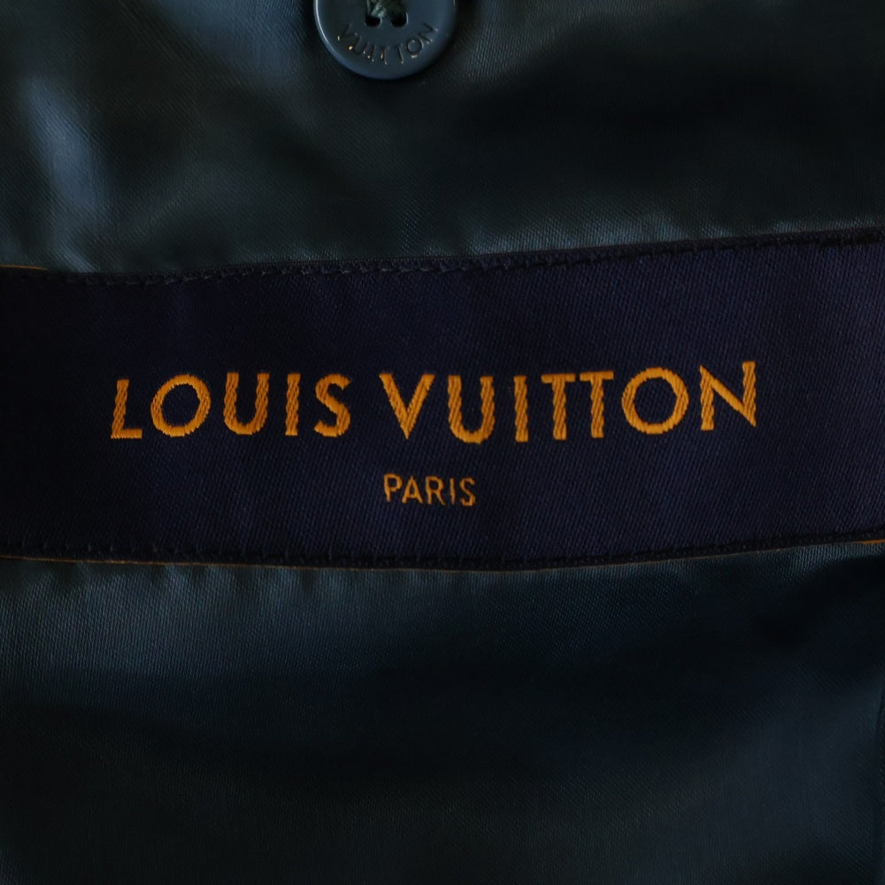 LOUIS VUITTON(ルイヴィトン) 22AW Damier Stripes Hook Detail Jacket RM222V MW2 HNJ01E ダミエストライプジャケット ブルー