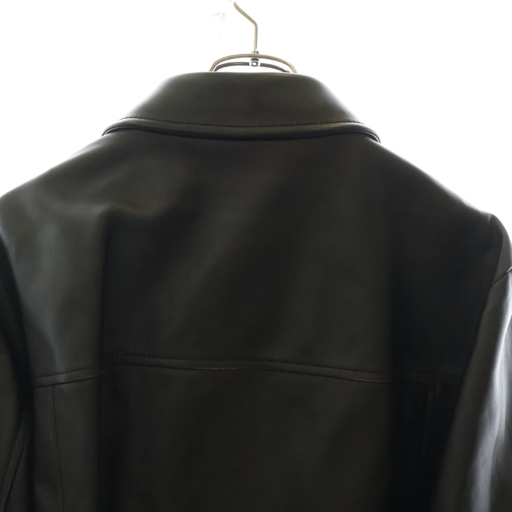 LOUIS VUITTON(ルイヴィトン) 23SS Monogram Trucker Leather Jacket RM2319 UM4 HOL12E モノグラム レザートラッカージャケット ブラック