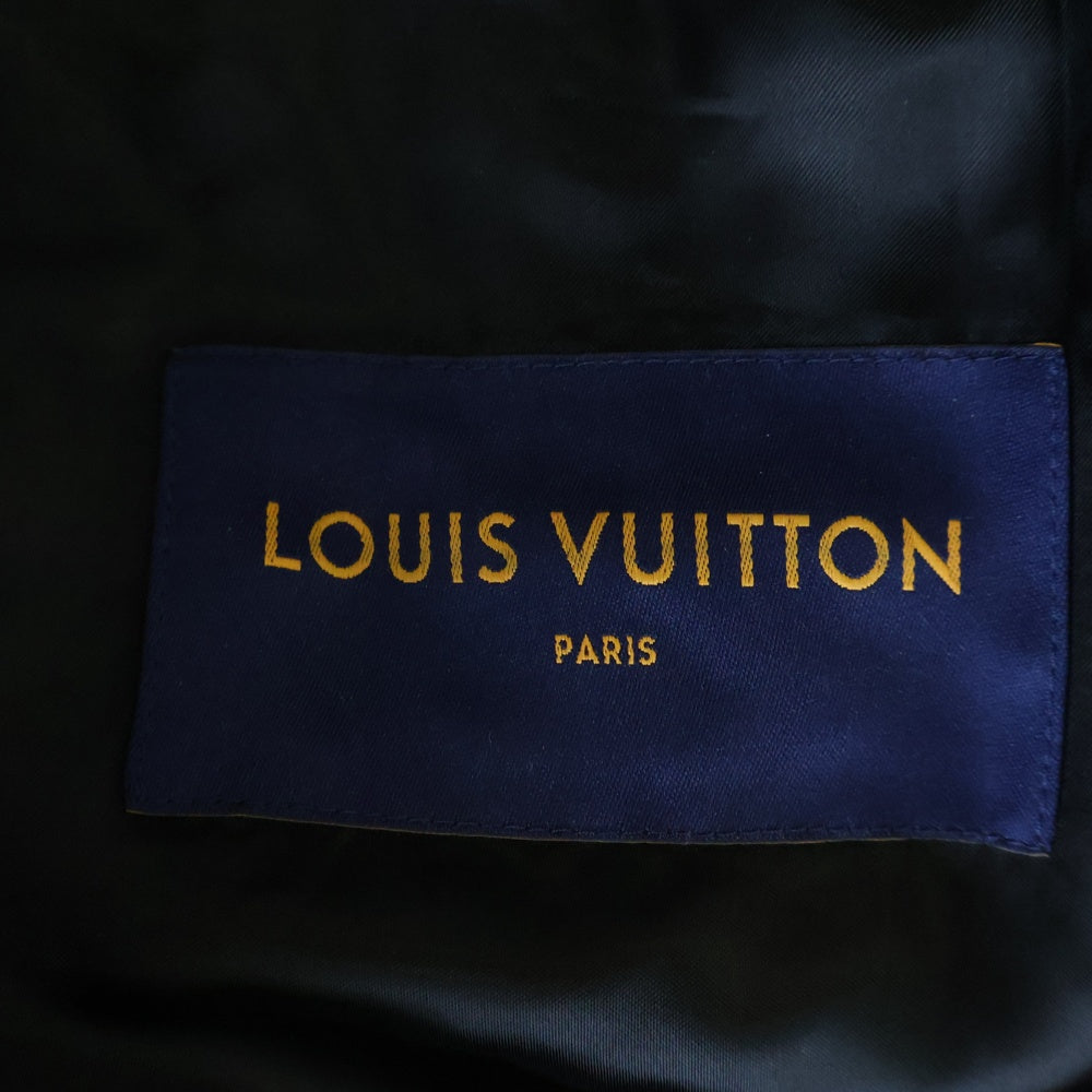 LOUIS VUITTON(ルイヴィトン) 23SS LV Frequency Chic Leather Blouson RM2319 VN6 HOL10E フリークエンシー シックレザーブルゾン ジャケット ブラック