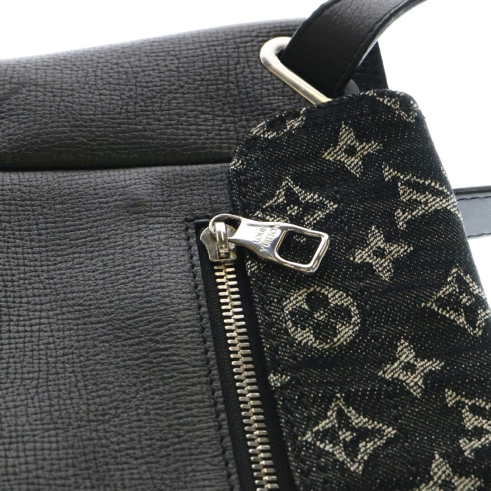 LOUIS VUITTON(ルイヴィトン) ×NIGO ニゴー モノグラムドリップ ブザストーキョー デニムキャンバス カーフ ショルダーバッグ ブラック M45971