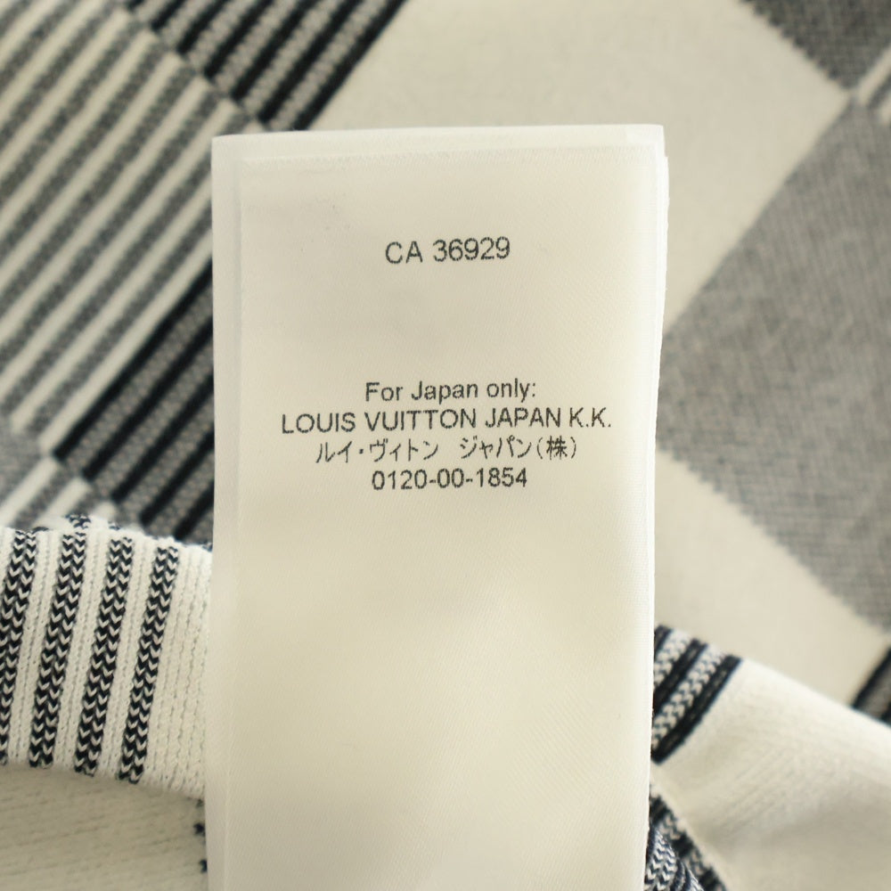 LOUIS VUITTON(ルイヴィトン) 23SS Damier Straight Skirt RW231W XL0 FOKZ06 ダミエ ストレートスカート ホワイト/ブラック レディース