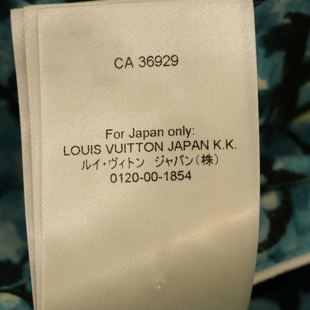 LOUIS VUITTON(ルイヴィトン) 23AW Monogram Pointillism Windbreaker RM232M ZS2 HPB10W モノグラムプリンテッドウィンドブレーカー ナイロンジップパーカー ブルー