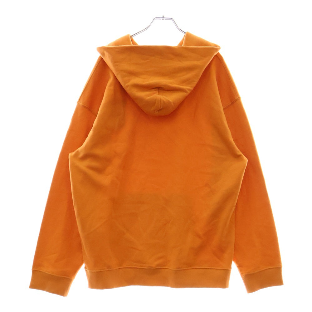 VALENTINO(ヴァレンチノ) Rubber Patch VLTN Logo Hoodie VV0MF18F7EY ラバーパッチ付きスウェットパーカー フーディ オレンジ