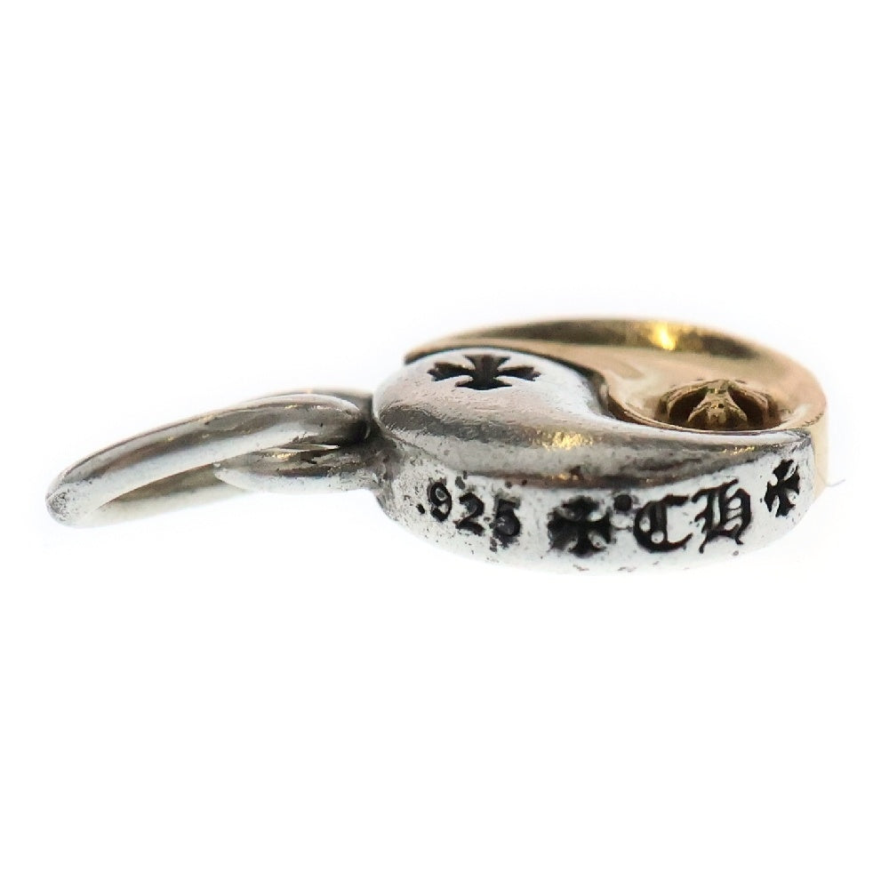 CHROME HEARTS(クロムハーツ) YIN YANG SML インヤンスモール シルバーゴールドコンビチャーム ペンダントトップ シルバー/ゴールド