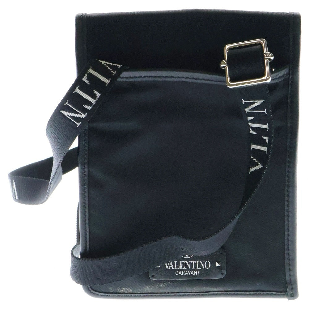 VALENTINO(ヴァレンチノ) スタッズ ナイロン ショルダーバッグ ブラック