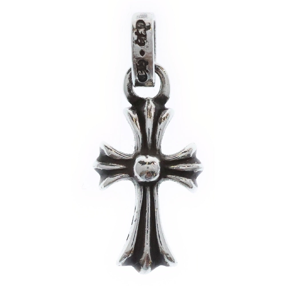 CHROME HEARTS(クロムハーツ) CRS BBYFAT P DMND ベイビーファットクロス PAVEダイヤ ペンダントトップ シルバー BCA234