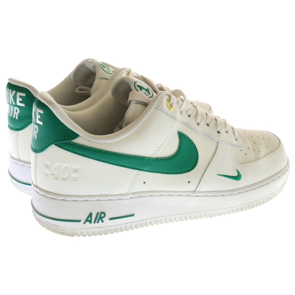 NIKE(ナイキ) WMNS AIR FORCE 1 '07 SE 40th DQ7582-101 ウィメンズ エアフォース1 ローカットスニーカー ホワイト/グリーン US11/28.0cm