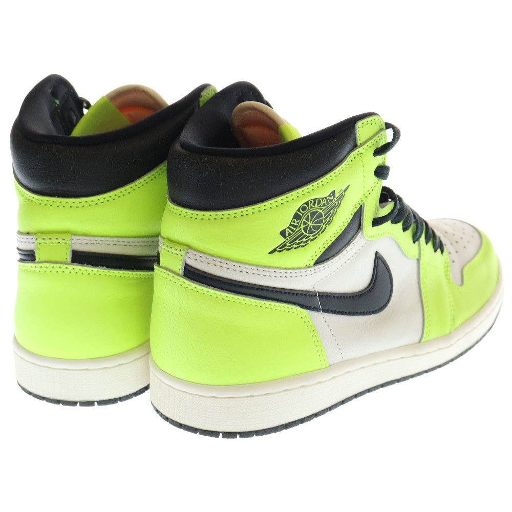 NIKE(ナイキ) AIR JORDAN 1 HIGH OG Volt Visionaire 555088-702 エアジョーダン 1 ハイカットスニーカー ボルト ヴィジョネア イエロー/ホワイト US11/29.0cm