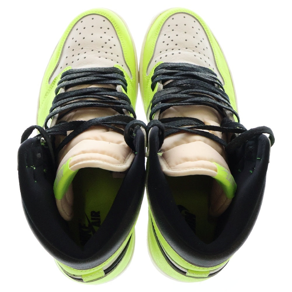 NIKE(ナイキ) AIR JORDAN 1 HIGH OG Volt Visionaire 555088-702 エアジョーダン 1 ハイカットスニーカー ボルト ヴィジョネア イエロー/ホワイト US11/29.0cm