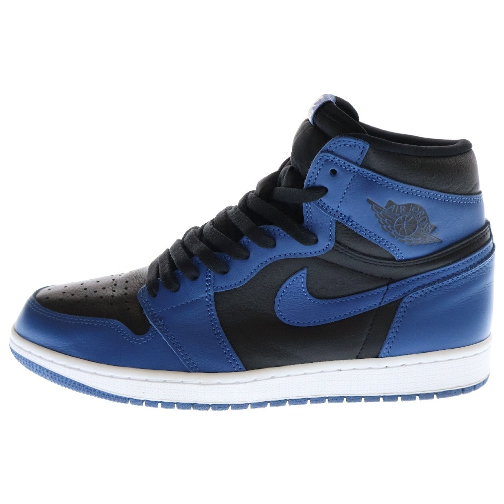 NIKE(ナイキ) AIR JORDAN 1 RETRO HIGH OG DARK MARINA BLUE 555088-404 エアジョーダン1 レトロ ダークマリーナブルー ハイカットスニーカー ブラック/ブルー US10/28.0cm