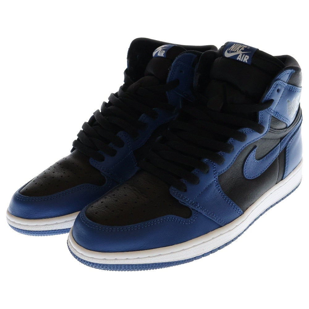 NIKE(ナイキ) AIR JORDAN 1 RETRO HIGH OG DARK MARINA BLUE 555088-404 エアジョーダン1 レトロ ダークマリーナブルー ハイカットスニーカー ブラック/ブルー US10/28.0cm