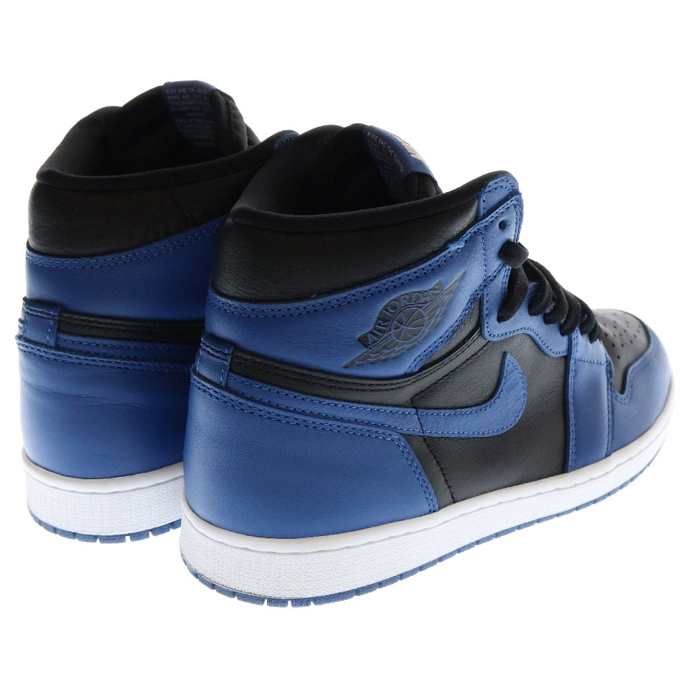 NIKE(ナイキ) AIR JORDAN 1 RETRO HIGH OG DARK MARINA BLUE 555088-404 エアジョーダン1 レトロ ダークマリーナブルー ハイカットスニーカー ブラック/ブルー US10/28.0cm