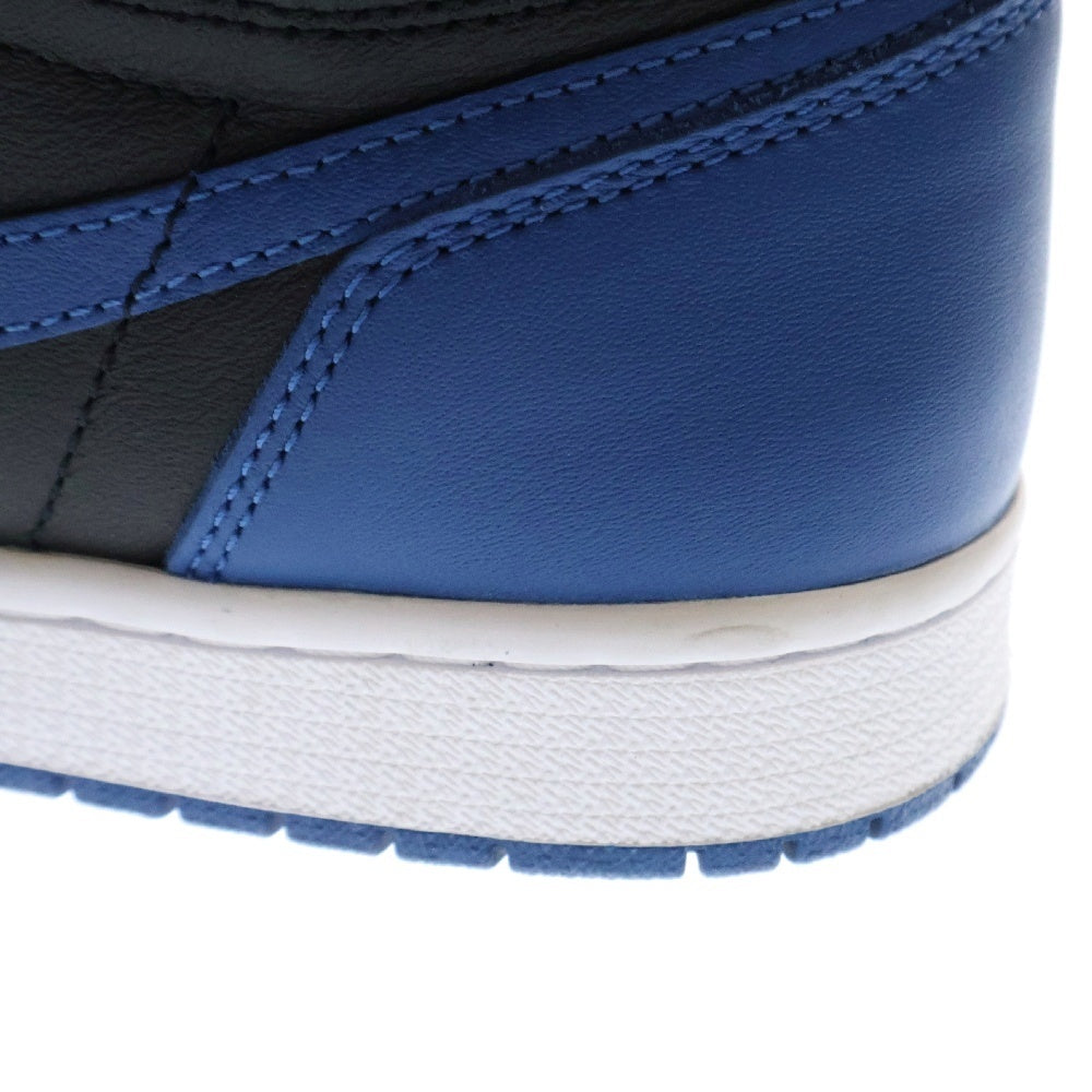NIKE(ナイキ) AIR JORDAN 1 RETRO HIGH OG DARK MARINA BLUE 555088-404 エアジョーダン1 レトロ ダークマリーナブルー ハイカットスニーカー ブラック/ブルー US10/28.0cm
