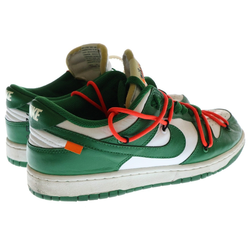 NIKE(ナイキ) ×OFF WHITE DUNK LOW CT0856-100 オフホワイト ダンク ローカットスニーカー ホワイト/グリーン US9/27.0cm