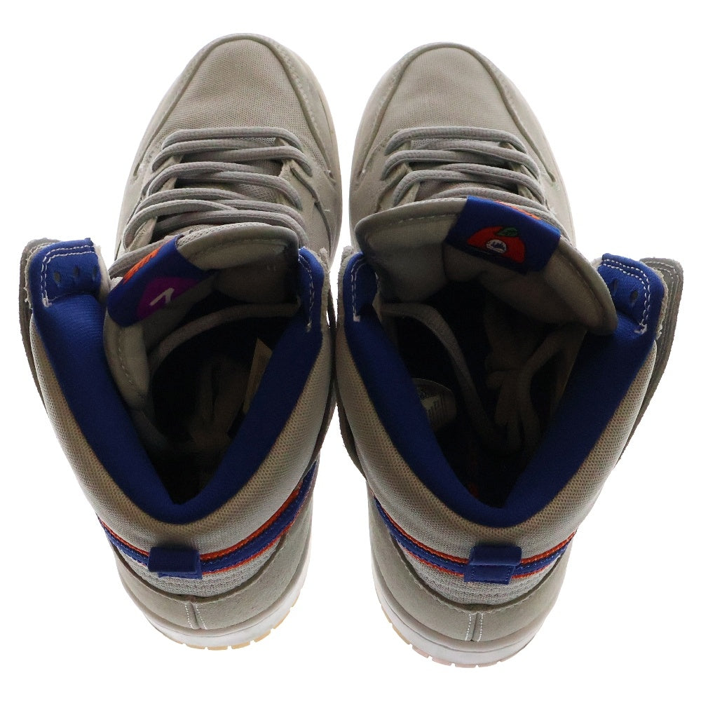 NIKE SB(ナイキエスビー) DUNK HIGH PREMIUM QS METS DH7155-001 ダンク ニューヨークメッツ ハイカットスニーカー グレー US10/28.0cm