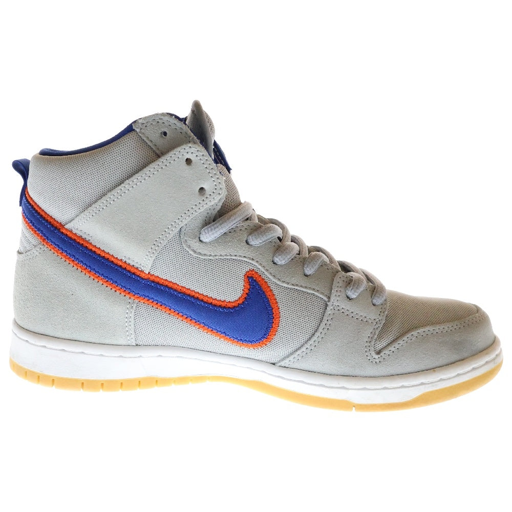 NIKE SB(ナイキエスビー) DUNK HIGH PREMIUM QS METS DH7155-001 ダンク ニューヨークメッツ ハイカットスニーカー グレー US10/28.0cm