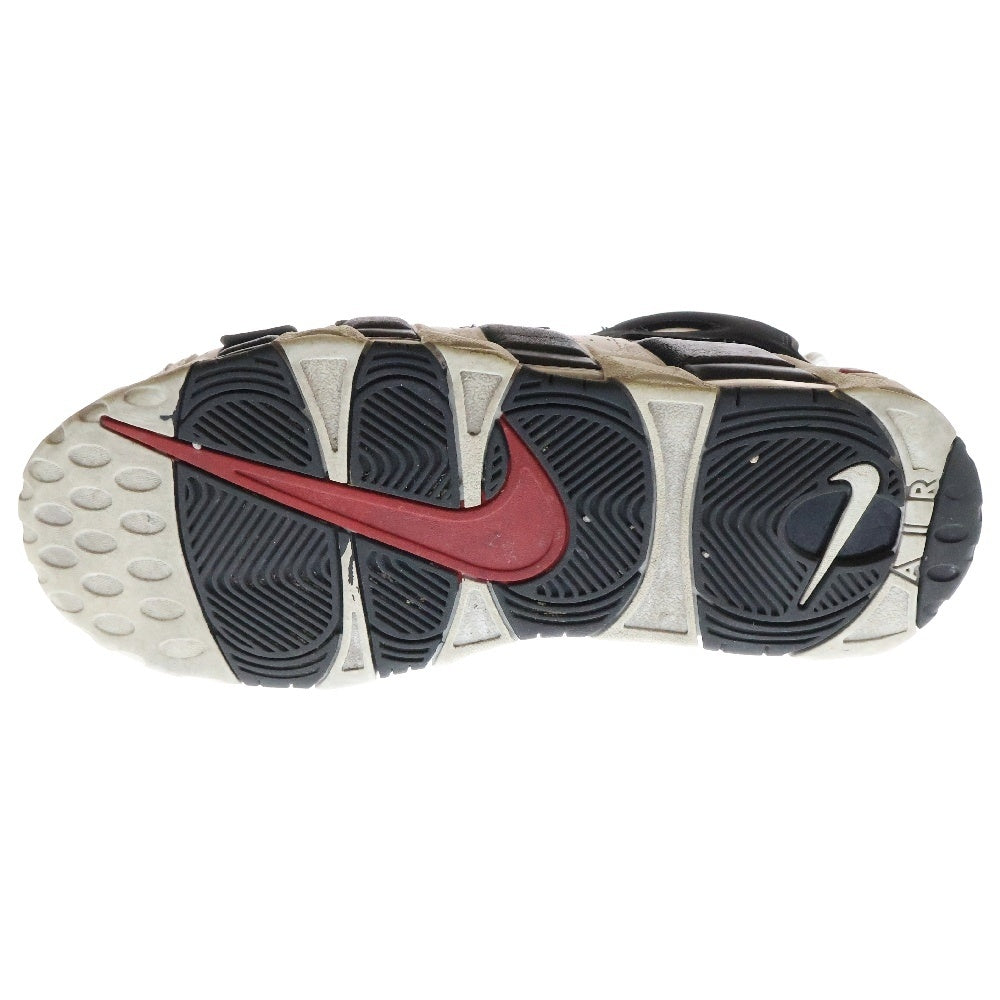 NIKE(ナイキ) AIR MORE UPTEMPO 414962-105 エア モア アップテンポ ハイカットスニーカー ブラック/ホワイト US10/28.0cm