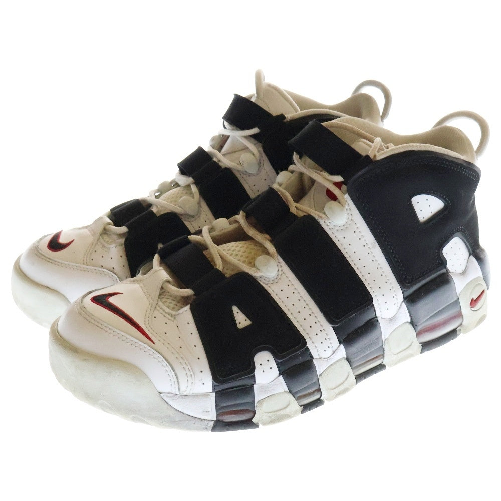 NIKE(ナイキ) AIR MORE UPTEMPO 414962-105 エア モア アップテンポ ハイカットスニーカー ブラック/ホワイト US10/28.0cm