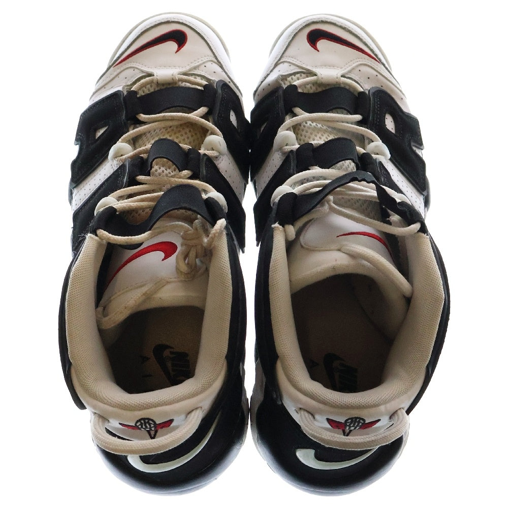 NIKE(ナイキ) AIR MORE UPTEMPO 414962-105 エア モア アップテンポ ハイカットスニーカー ブラック/ホワイト US10/28.0cm